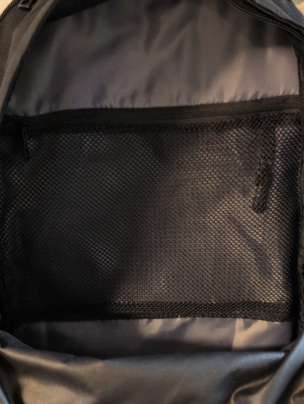 Adidas Backpack with White Stripes